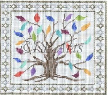 SREP273Tf-TREE OF LIFE TEFILLIN BAG by Susan Roberts