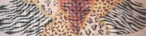 ETCW079A-Animal Skins II Cummerbund by Elizabeth Turner