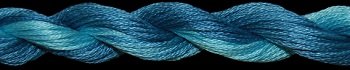 1056 Turquoise Blue Floss Overdyed ThreadworX