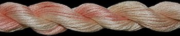 11411 Soft Peach Floss Overdyed ThreadworX