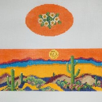 FS O13 DESERT SOUTHWEST OVAL HINGED BOX by Funda Scully