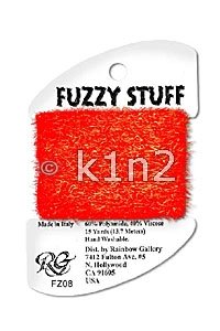 FZ08 Brite Orange Fuzzy Stuff by Rainbow Gallery-FZ08