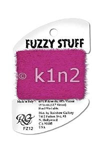 FZ12 Cranberry Fuzzy Stuff by Rainbow Gallery-FZ12