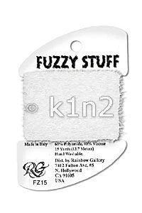 FZ15 White Fuzzy Stuff by Rainbow Gallery-FZ15