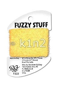 FZ22 Yellow Fuzzy Stuff by Rainbow Gallery-FZ22