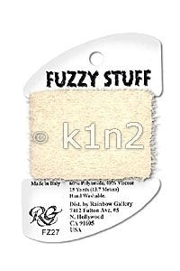 FZ27 Ecru Fuzzy Stuff by Rainbow Gallery-FZ27