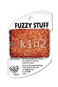FZ31 Dk Gold Brn Fuzzy Stuff by Rainbow Gallery-FZ31