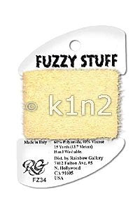 FZ34 Pale Yellow Fuzzy Stuff by Rainbow Gallery-FZ34
