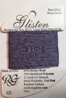 GL28 PASSION FLOWER GLISTEN THREAD by Rainbow Gallery-GL28