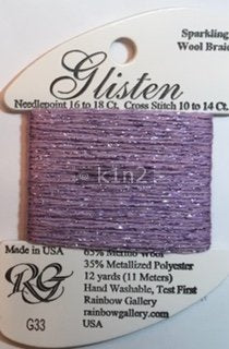 GL33 SHEER LILAC GLISTEN by Rainbow Gallery-GL33