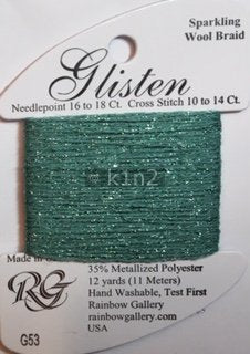 GL53 CARIBBEAN GREEN GLISTEN by Rainbow Gallery-GL53