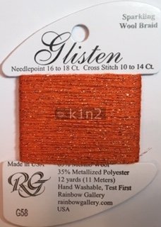 GL58 TANGERINE GLISTEN by Rainbow Gallery-GL58