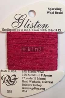 GL59 RASPBERRY SORBET GLISTEN by Rainbow Gallery-GL59