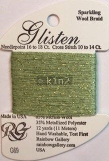 GL69 PISTACHIO GLISTEN by Rainbow Gallery-GL69