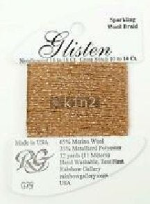 GL79 BROWN SUGAR GLISTEN THREAD by Rainbow Gallery