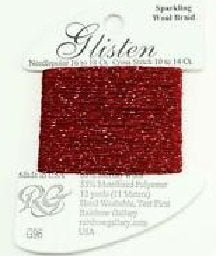GL96 MADEIRA RED GLISTEN THREAD by Rainbow Gallery