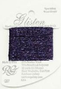 GL98 BLACK IRIS GLISTEN THREAD by Rainbow Gallery