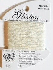 GL03 VANILLA ICE GLISTEN THREAD by Rainbow Gallery-GL03