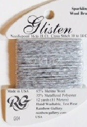 GL04 SILVERY MOON GLISTEN THREAD by Rainbow Gallery-GL04
