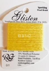 GL11 BLAZING YELLOW GLISTEN THREAD by Rainbow Gallery-GL11