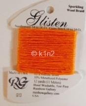GL13 ORANGE POPSICLE GLISTEN THREAD by Rainbow Gallery-GL13