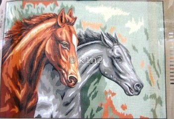 Two Large Horses by Gobelin-GOB10538