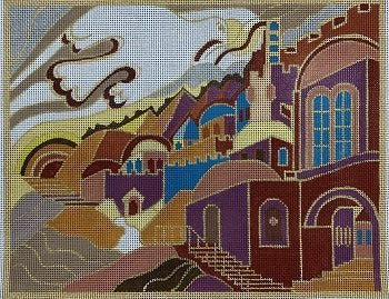 GSA100 JERUSALEM WITH DOVE TALLIS by GONE STITCHING