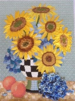 SUNFLOWERS HYDRANGEAS by Raymond Crawford RCHO1314sg