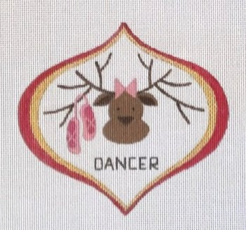 RCHO1827-DANCER REINDEER ORNAMENT by Ray Crawford