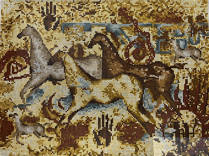 MC I-73 - HORSE PETROGLYPH by