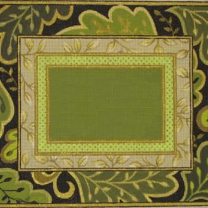Green Leaf Solid Tefillin Bag Judaica by Rishfeld-RISHJJ136a