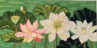 JM132903-LOTUS GARDEN by JULIE MAR
