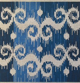 JMSC933-IKATII in Blues by SALLY COREY JULIE MAR