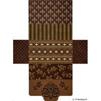 HANKS RAGS in BROWNS PURSE by JP - JPBB12