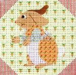 JPIP143ICh-ROSETTA RABBIT BY JP NEEDLEPOINT