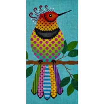 COLORFUL KRA KRA BIRD MULTI by JP Needlepoint STITCH GUIDE ONLY JPIP B103sg