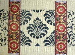 JPL113-MEDALLION SWIRLS & RIBBONS by JP Needlepoint