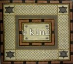 JPTB001T-XL BEIGE & TAUPE DIAMONDS TALLIS BAG by JP Needlepoint