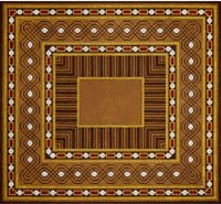 LARGE BROWN ELEGANCE TALLIS BAG by JP Needlepoint - JPTB074