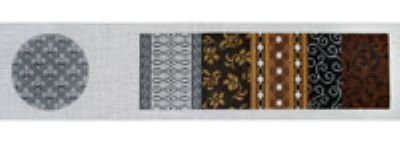 JPTP48 LARGE ANIMAL PRINT TREASURE BOX by JP Needlepoint