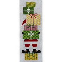 SANTA with PACKAGES by JP Needlepoint - JPX221