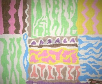 JSGEO-Large Geometric Pastels by Jean Smith
