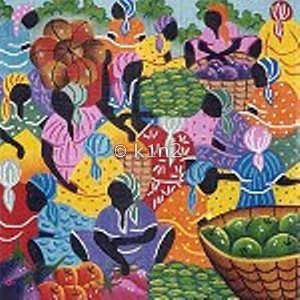 Calico Market Scene by Judi & Co.-JUMS31