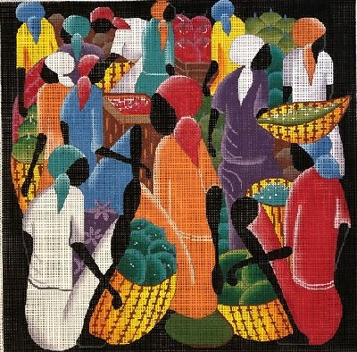 LARGE MARKET SCENE 2 by Judi & Co.-JUMS8