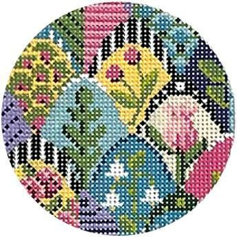 KCBJ15 OLIVIA'S LEAF ROUND INSERT by Kelly Clark