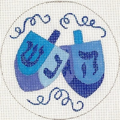 KDJM 11 DREIDEL ORNAMENT  by Kate Dickerson