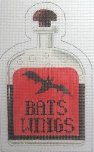 KH316-HALLOWEEN BAT WINGS BOTTLE by Kirk and Hamilton