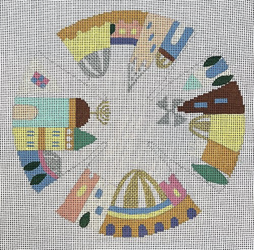 SREP1156 Jerusalem Yarmulke by Susan Roberts