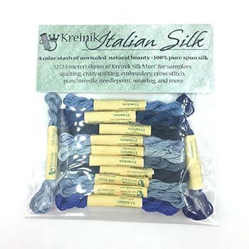 KREINIK BLUE ITALIAN SILK COLLECTION