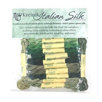 KREINIK GREEN ITALIAN SILK COLLECTION